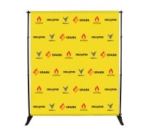 6 ft x 8 ft Step and Repeat Adjustable Banner Stands