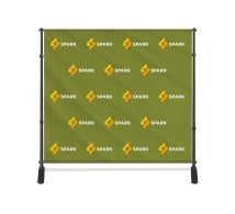 8 ft x 8 ft Step and Repeat Adjustable Banner Stands