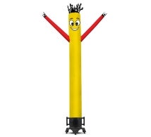 Yellow with Red Arms Inflatable Tube Man