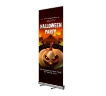 Halloween Roll Up Banner Stands