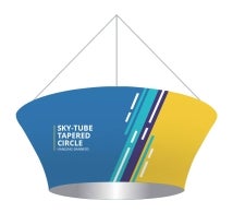 Sky Tube Tapered Circle Hanging Banners