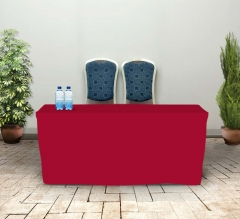 6' Fitted Table Covers - Red