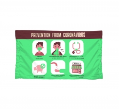 Polyester Fabric Safety Banners