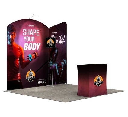 10 Ft Trade Show Booth - Design 2