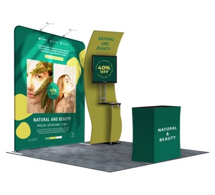 10 Ft Trade Show Booth - Design 5