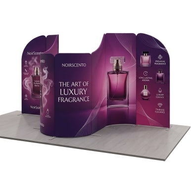 13ft Magnetic Modular Fabric Displays - Curved Shape