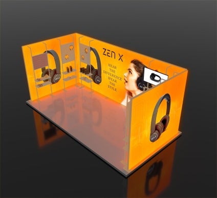 20 Ft Backlit Trade Show Display - Design 6