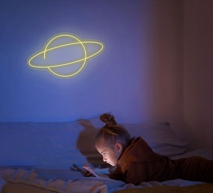 Planet Neon Sign
