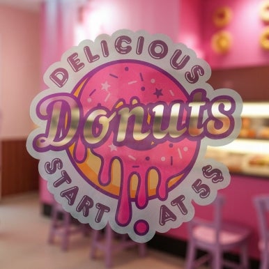 Die Cut Frosted Decals