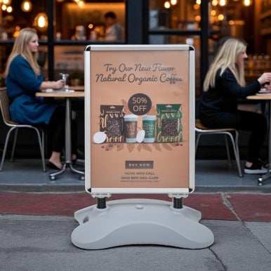 Wind Resistant Sidewalk Signs