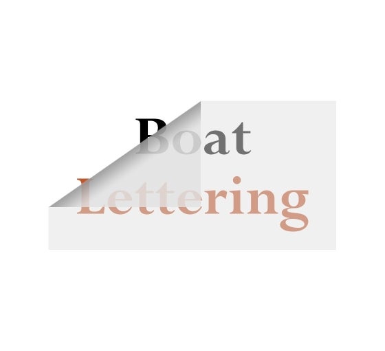 Boat Lettering