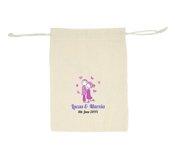 Canvas Drawstring Bags - Printed