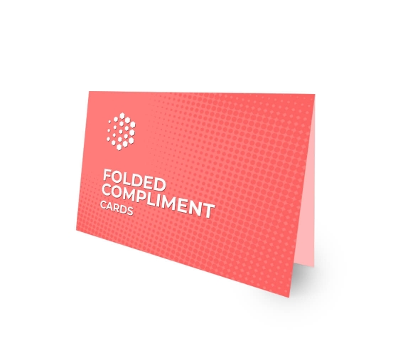 Folded Compliment Cards
