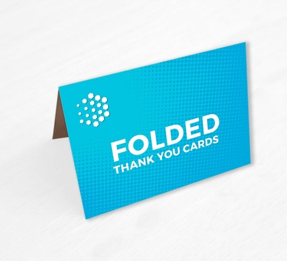 Amazing Personalized Folded Thank You Cards Bannerbuzz