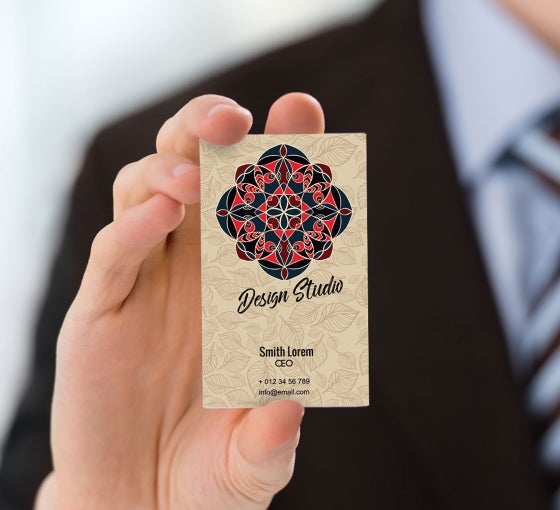 Set Of 100 Free Business Cards Standard Business Cards Bannerbuzz