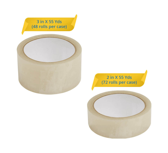 Hot Melt Packaging Tapes - Clear