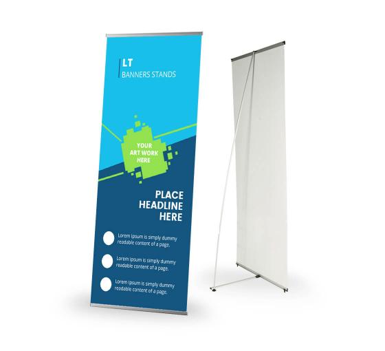 Lt Banner Stand Custom Retractable Lt Banner Display Stand