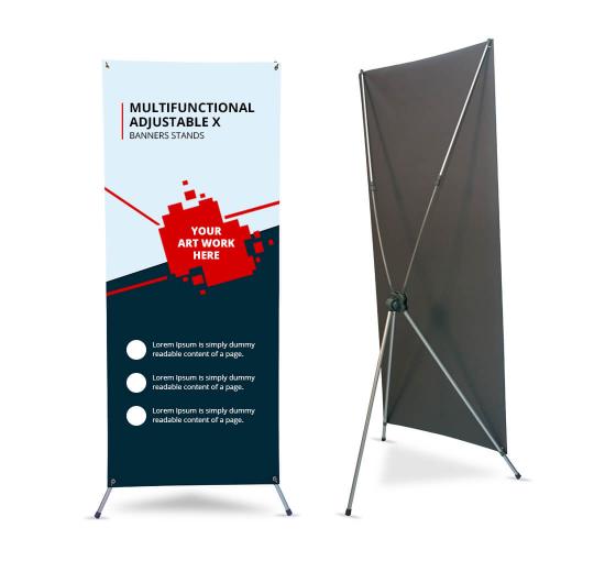 X Frame Banner Stand | Adjustable X Banner Stand