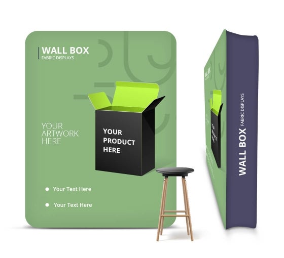 Wall Box Fabric Display Backdrop
