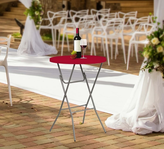 31.5" Round Table Toppers - Red