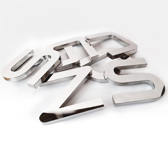Stainless Steel Letters and Numbers