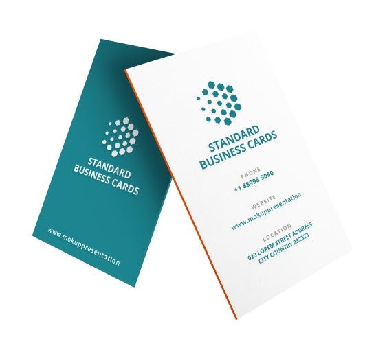 Standard Business Cards Design Buy Custom Business Cards