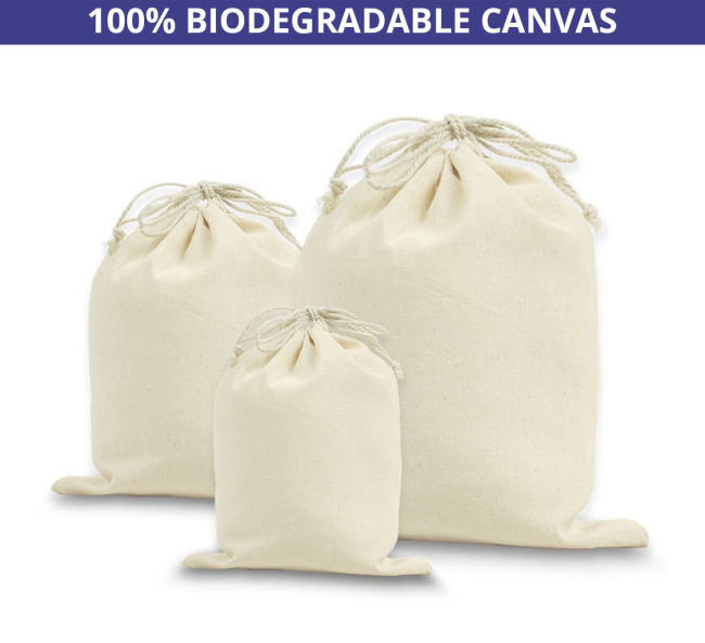 Shop Durable and Long-Lasting Canvas Drawstring Bag