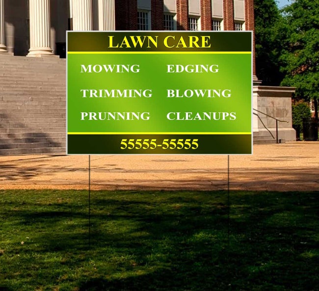 Shop Business Yard Signs BannerBuzz Canada