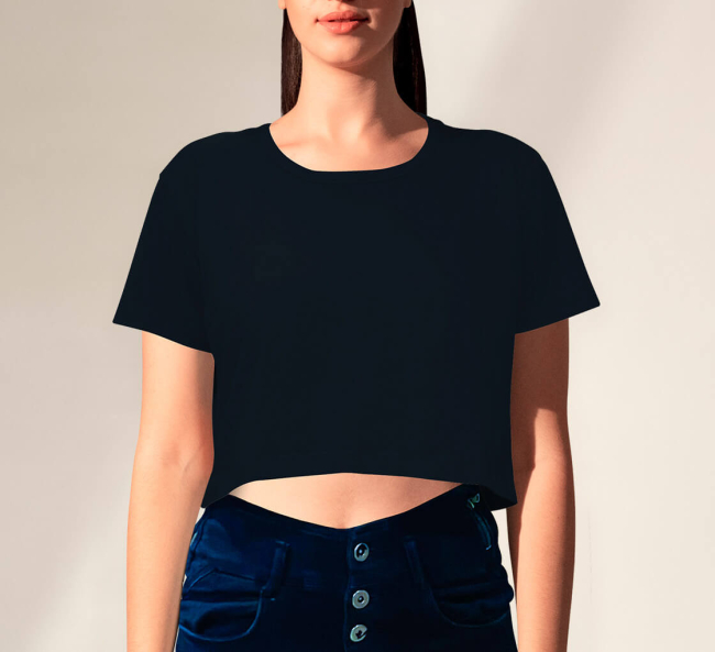 Get Discount on Cropped Shirts for Women Online at a la mode