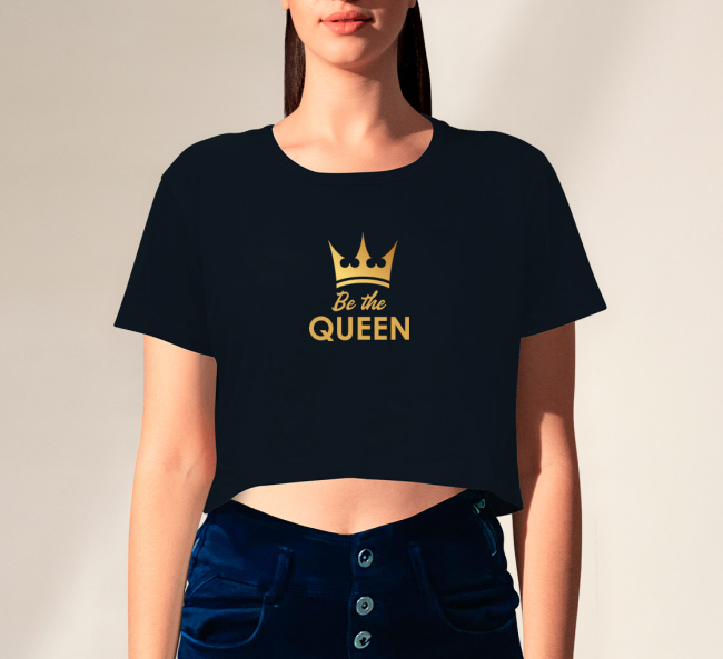 Printed crop top - Tops - T-shirts - CLOTHING - Woman 