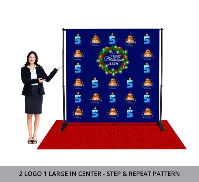 Multi-brand Step & Repeat banner 13670, www.sign11.com