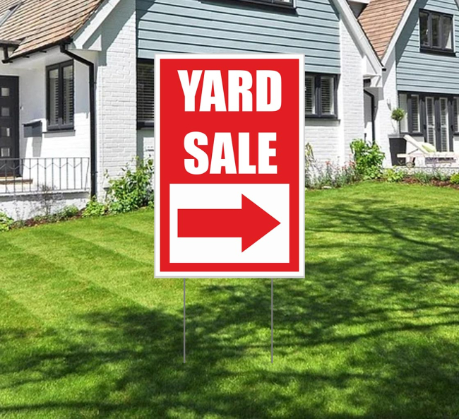 Yard Sale Signs