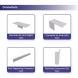 10 Ft Backlit Trade Show Display - Design 1