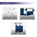 10 ft Island Trade Show Booth with Circular Header Easy to Set Up