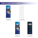 10ft Magnetic Modular Fabric Displays - L Shape Four Corner Kit