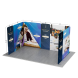 16.4x10ft Magnetic Modular Fabric Displays - U Shape Curved