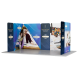 16.4x10ft Magnetic Modular Fabric Displays - U Shape Curved