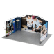 16.4x10ft Magnetic Modular Fabric Displays - U Shape