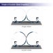 20 ft Island Twin Arch Display Booth Single or Double Sided Graphics