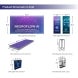 20ft Backlit Trade Show Display LED Backwall Display with Dual Counters Branding dimension