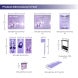 20ft Backlit Trade Show Display LED Lightbox Backwall with Counters Graphics dimension