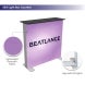 20ft Backlit Trade Show Display LED Lightbox Backwall with Counters Graphics seg light box counter