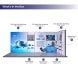 20ft Backlit Trade Show Display LED Lightbox Backwall with Shelving what In the package