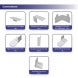 20ft Backlit Trade Show Display LED Lightbox Display with Counters Side Panels connectors