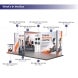 20ft Backlit Trade Show Display LED Lightbox Display with Counters Side Panels what In the package