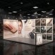 20ft Backlit Trade Show Display LED Lightbox Display with Counters Storage lifestyle