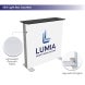 20ft Backlit Trade Show Display Premium LED Lightbox Display with Counters Branding Panels seg light box counter