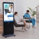 Portable LED Digital Display Signage with Wheels