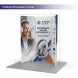 6.5ft Magnetic Modular Fabric Display - Curved Shape