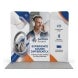 6.5ft Magnetic Modular Fabric Display - Curved Shape